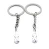 5 Pieces Keychain Keyring Door Car Key Chain Ring Tag Charms Supplies PB9O4E Violin view 1