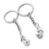 10 Pieces Keychain Keyring Door Car Key Chain Ring Tag Charms Supplies DW4T5W Mermaid view 1