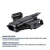 Raven Concealment Systems Perun Holster Compatible with Sig Sauer P320F with X300U A/B | Open Carry Outside Waistband (OWB), Strongside Pistol Holster | PXP320X300U-FBM view 4