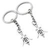 10 Pieces Keychain Keyring Door Car Key Chain Ring Tag Charms Supplies QF1C4Y Wine Bottle Opener