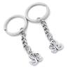 50 Pieces Keychain Keyring Door Car Key Chain Ring Tag Charms Supplies YH5M0X Parent Child Swan Goose view 1