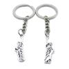 10 Pieces Keychain Keyring Door Car Key Chain Ring Tag Charms Supplies GV3X5Y Statue of Liberty view 1
