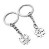 10 Pieces Keychain Keyring Door Car Key Chain Ring Tag Charms Supplies YC1X4A Cartoon Owl view 1