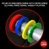 Micro Gainz Calibrated Fractional Weight Plates Set, 8 Piece Olympic Weight Plates Set with Bag, Designed for Olympic Barbells for Strength Training and Micro Loading, Made in USA (Multi-Color) view 2