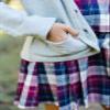 Hope & Henry Girls' Long Sleeve Shawl Collar Cable Sweater Blazer, 5, Gray Heather view 3