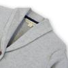Hope & Henry Girls' Long Sleeve Shawl Collar Cable Sweater Blazer, 5, Gray Heather view 4