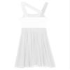 Kaerm Adult Halter Dance Dresses Sleeveless Color Block Modern Contemporary Ballet Dancewear White Large view 4