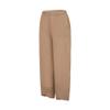 QWENTMTNTY Plus Size Capris Pants for Women Cotton Linen Wide Leg Casual Summer Comfy High Waisted Loose Crop Pants Pockets view 4