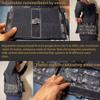 vAv YAKEDA CAMO Tactical Outdoor Carrier Vest (Black CP) view 4