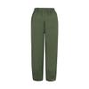 QWENTMTNTY Plus Size Capris Pants for Women Cotton Linen Wide Leg Casual Summer Comfy High Waisted Loose Crop Pants Pockets view 3