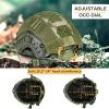 TacSnake Tactical Airsoft Paintball Fast Helmet with Helmet Cover, PJ Type Tactical Multifunctional Protective NVG Mount view 2