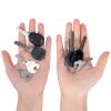 10PSC Upgraded Thickened Rustproof 304 Stainless Steel Key Rings 1 Inch/25mm for Car Keys DIY Durable for Outdoor Use, Silver view 2