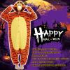 Beauty Shine Unisex Adult Onesie One Piece Pajamas Cosplay Cartoon Costume Halloween Christmas Sleepwear Jumpsuit Plush Homewear(Tigger, Small) view 2