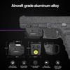 SOLOFISH 500 Lumens Pistol Light with Purple Green Laser Sight and Strobe Tactical Flashlight Combo, Rechargeable Weapon Light and Beams for Guns/Handguns W/a Rail view 3