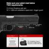 SOLOFISH 500 Lumens Pistol Light with Purple Green Laser Sight and Strobe Tactical Flashlight Combo, Rechargeable Weapon Light and Beams for Guns/Handguns W/a Rail view 4