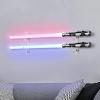 TOPNEW Lightsaber Wall Mount,Lightsaber Stand Holder Display Acrylic Light Saber Rack Suitable for Swords, Light Saber, Gift for Lightsaber Collectors(Transparent) view 1