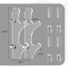TOPNEW Lightsaber Wall Mount,Lightsaber Stand Holder Display Acrylic Light Saber Rack Suitable for Swords, Light Saber, Gift for Lightsaber Collectors(Transparent) view 4