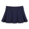 Hope & Henry Girls' Ponte Pleated Uniform Skort, 10, Navy view 1