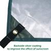 XIANGBINXUAN Tent Tarps Waterproof Hammock Shelter, Premium Lightweight Ripstop Nylon Cover UV Protection Durable Portable for Camping, Hiking, Picnic and Outdoor Activities (Gray) view 2