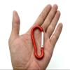 3dancraftit Carabiner Clips Keychain Clasp Spring Snap Hook Key Ring Aluminium 2.83 Inches / 7.2cm Red AB111 view 3
