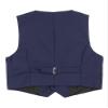 Manyakai Kids Boys Solid Color Formal Suit Vest Dressy Waistcoat Gentleman Wedding Party Outfits Navy Blue 7-8 Years view 3