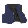 Manyakai Kids Boys Solid Color Formal Suit Vest Dressy Waistcoat Gentleman Wedding Party Outfits Navy Blue 7-8 Years view 4