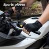 FIORETTO Fingerless Gloves for Airsoft Shooting Half Finger Hunting Hiking Cycling Driving Motorcycle Climbing Work Gloves Black XX-Large view 4