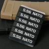 Aolamegs 5.56 NATO Magazine Marking Band 6 Pack (Black-White)