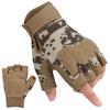 FIORETTO Fingerless Gloves for Airsoft Shooting Half Finger Hunting Hiking Cycling Driving Motorcycle Climbing Work Gloves Yellow Camo XX-Large view 1