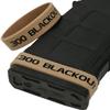 Aolamegs 12 Pack 300 Blackout Magazine Marking Bands (Khaki-Black) view 2