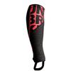 UNBROKENSHOP Shin Sleeves Pro Red 7mm Neoprene, Weightlifting, Deadlift, Rope Climb, Box Jumps for Men and Women, Single (L/XL) view 2