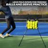 Tourna Ballport 120 with Wheels Tennis Ball Pick-Up Hopper, Black view 3