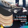 ANYFUN Pro Complete Skateboards for Beginners Girls Boys Kids Youths Teens Adults 31"x8" Skate Boards 7 Layers Canadian Maple Double Kick Deck Concave Longboard (Blue LCE) view 4