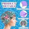 Custom Swim Cap with Your Photo Personalized Silicone Swim Cap for Men and Women Swimming, Flexible Adult Swimmers Cap for Short and Medium Length Hair view 2