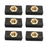 Kayak Fishing Accessories 2/6/8Pcs Kayak Side Mount Slide Track Rail Silders Fishing Rod Pole Holder Mounting Base Sliding Nut for Kayaks Canoes Boats (Color : 6 Pieces) view 1