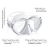 Adult Scuba Diving Mask, Anti-Fog Snorkel Goggles Tempered Glass Swim Mask Goggles with Nose Cover Professional Snorkeling Gear for Diving Snorkeling (White) view 2