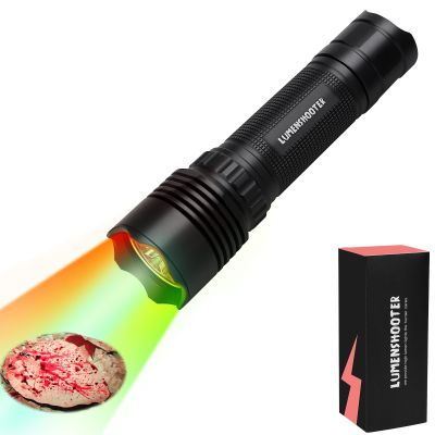 LUMENSHOOTER B2 Blood Tracking Light for Deer, Blood Tracker Flashlight for Hunting, Deer Hunting Accessories for Men
