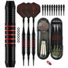 BAOZOON Plastic Tip Darts Set - Soft Tip Darts for Electronic Dart Board - Aluminum Shafts with O'rings, Extra Dart Wing + Dart Shaft + Dart Barrel + Spare Rod,Red view 1