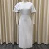 Ez-sofei Women's Short Sleeve Vintage 1940s Cocktail Dresses White view 3