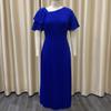 Ez-sofei Women's Short Sleeve Vintage 1940s Cocktail Dresses Blue view 3