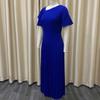 Ez-sofei Women's Short Sleeve Vintage 1940s Cocktail Dresses Blue view 4