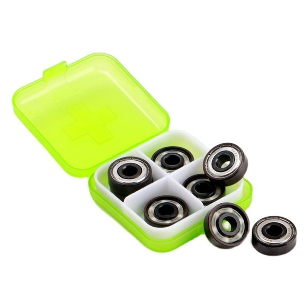 627ZZ/627Z/627-2RS Quad Skating Ball Bearing 7x22x7mm Artistic Skates Roller Skating Bearings DINGGUANGHE(8pcs 627z Zro2 6balls)