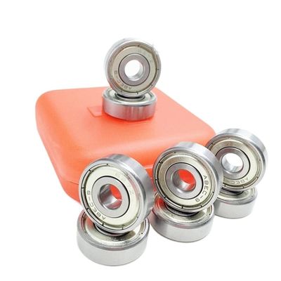627ZZ/627Z/627-2RS Quad Skating Ball Bearing 7x22x7mm Artistic Skates Roller Skating Bearings DINGGUANGHE(8pcs 627zz Gcr15)