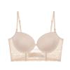 Telusu Women's Sexy Low Back Bras Lingerie Spaghetti Straps Backless Bra for Women Wedding Guest Dresses (Color : Beige, Size : 75/34C) view 3