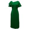 Ez-sofei Women's Short Sleeve Vintage 1940s Cocktail Dresses Green view 1