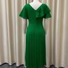 Ez-sofei Women's Short Sleeve Vintage 1940s Cocktail Dresses Green view 2