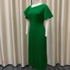 Ez-sofei Women's Short Sleeve Vintage 1940s Cocktail Dresses Green view 4
