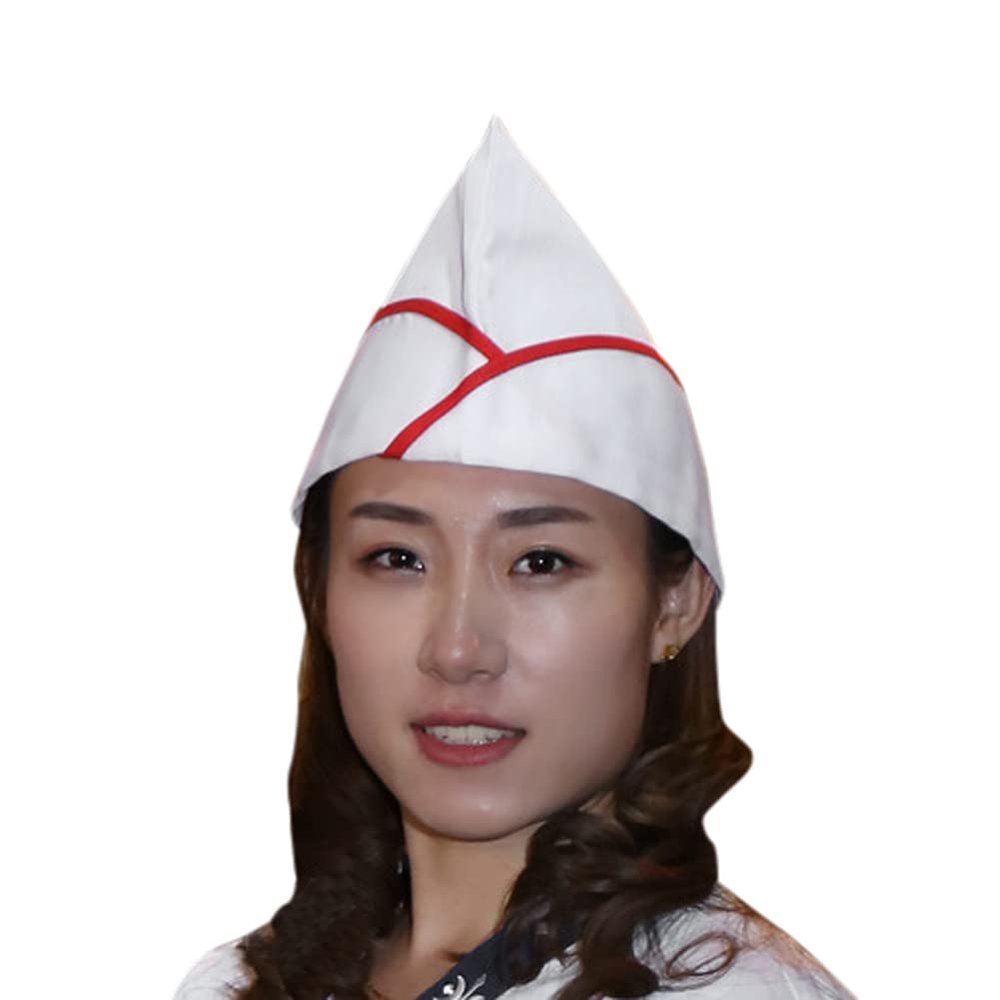 Japanese Style Sushi Chef Hat Kitchen Cooking Food Service Hotel Diner Restaurants Home Party BBQ Cap for Catering Baker Cook