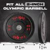 Yes4All 2" Bumper Plate, 10-190 LB Olympic Rubber Weight Plate with Steel Hub for WeightLifting, Strength Training, Home Gym, Less Impact, Absorb Bounce & Shock, Multiple Options, 15LB view 2