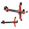 Archery Carbon Bar Recurve Bow Sight Adjustable 9 Inch T Shape Archery Shooting Target Sight for Left and Right Hand Professional Competition Recurve Bow Shooting (Right Hand, Orange) view 1